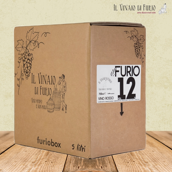 VINO ROSSO “IL FURIO 12” VOL 12%