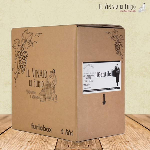 VINO ROSSO “IL GENTILE” VOL 13,5%